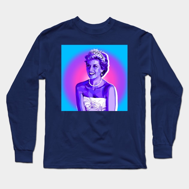 Princess Diana Long Sleeve T-Shirt by Artistic_endeavours_with_Sasha